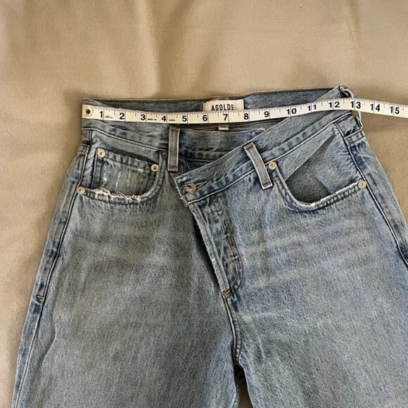 Agolde Criss Cross Upsized Jean Suburbia Summer Wash - Picture 7 of 9